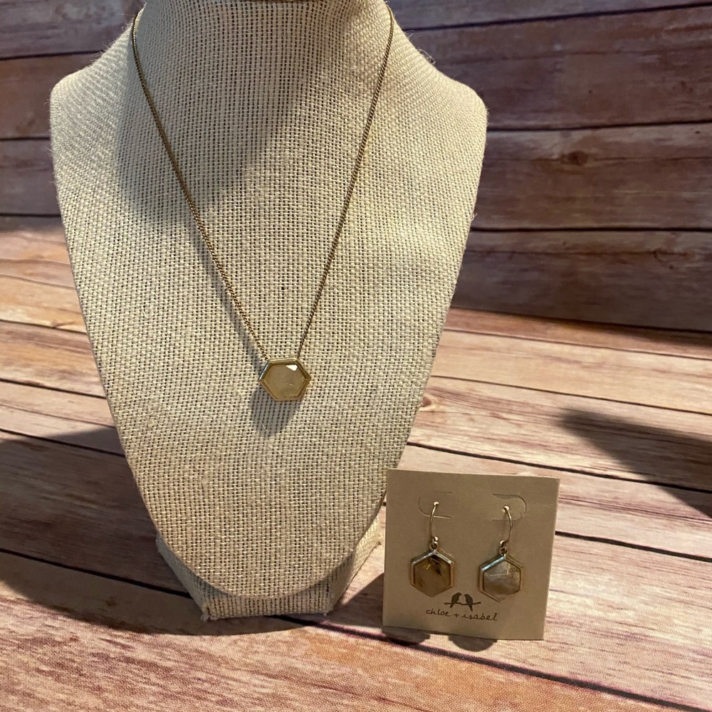 Chloe + Isabel necklace and earring set